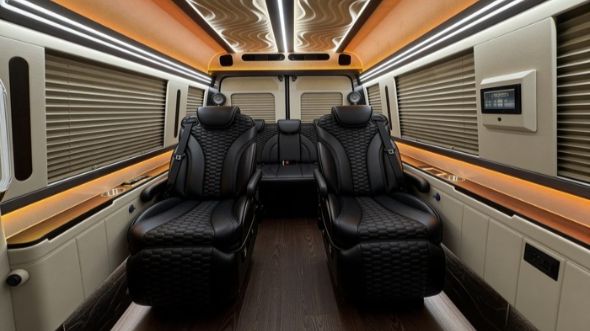 8 passenger sprinter van inside vancouver