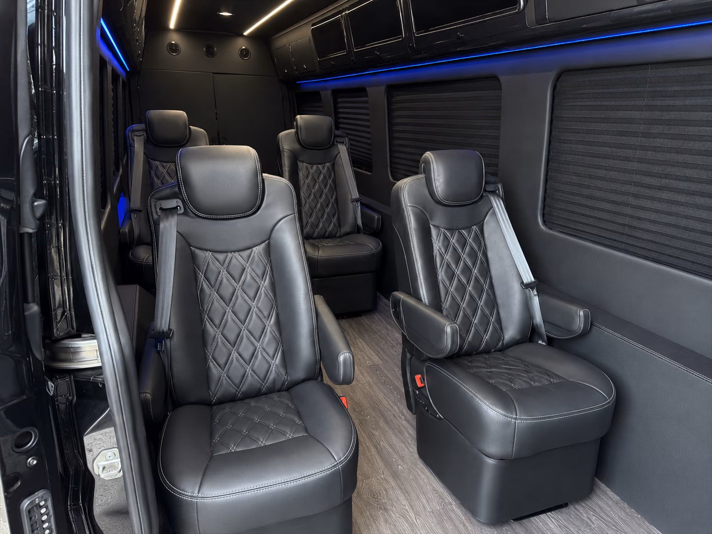 vancouver 12 passenger sprinter van interior