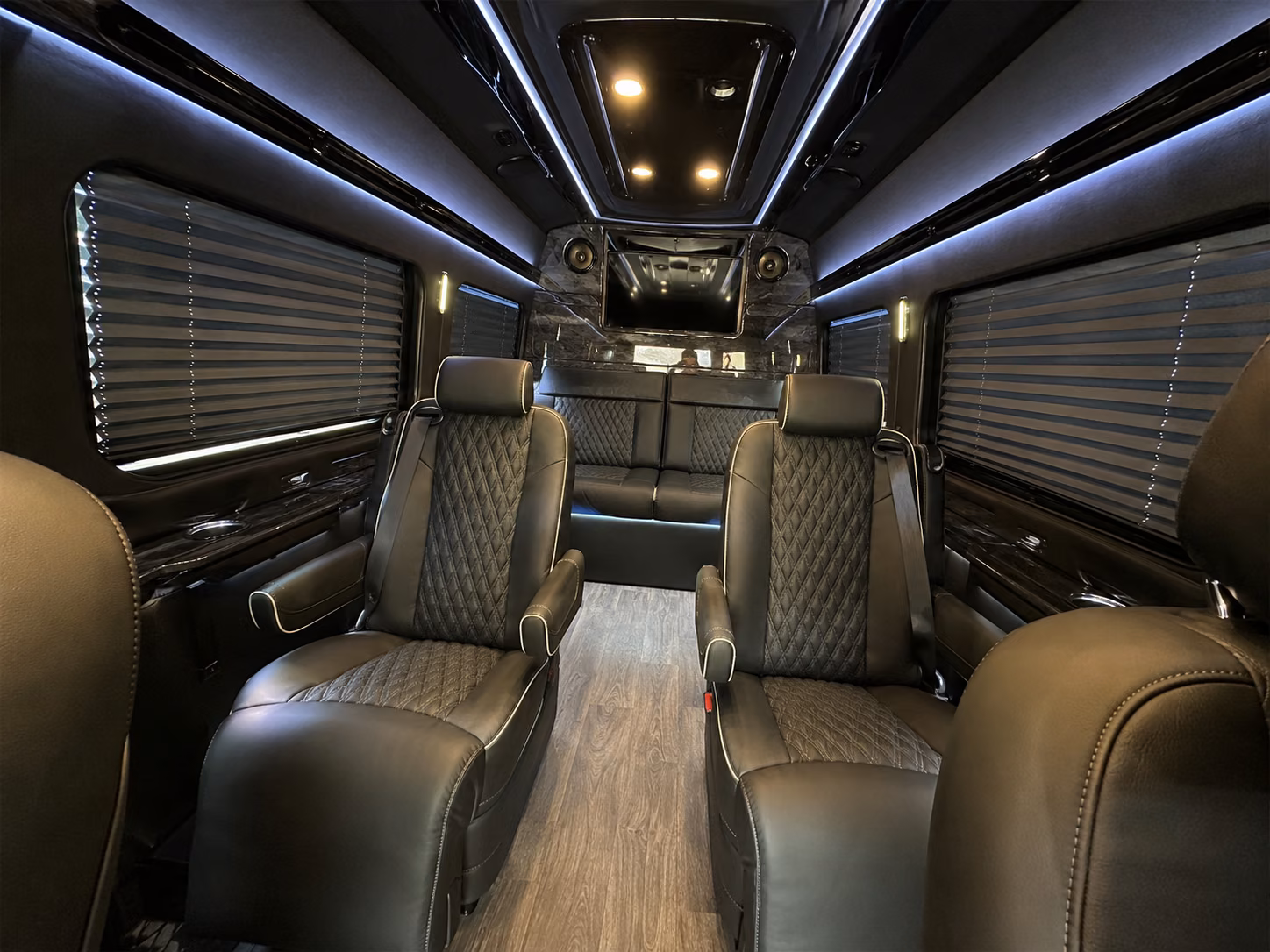 vancouver 8 passenger sprinter van interior