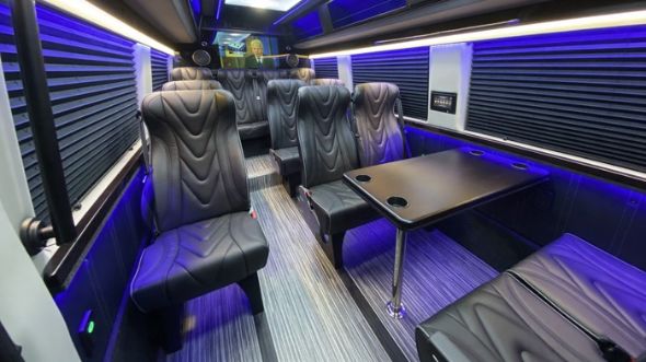 vancouver 18 passenger sprinter van interior